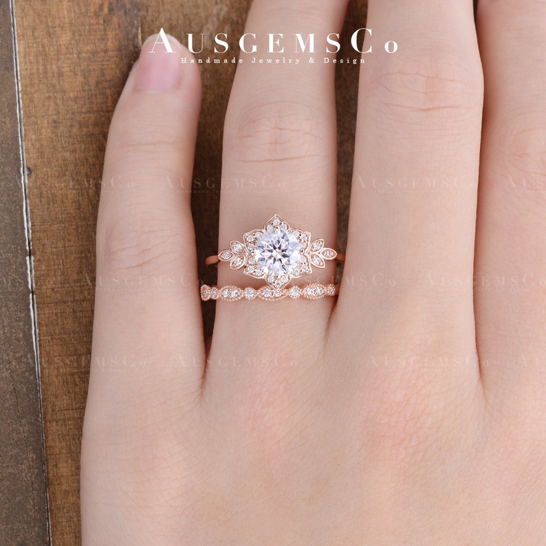 Orecchini Pendenti Art Déco Cristallo Blu E Oro Rosa, Cluster A Goccia Lunghi, Gioielli Donna Clearine