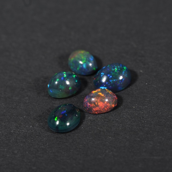 AAA+++ Top Quality Black Opal Cabochon Ethiopian Opal - Stone Selection Service - Pick Your Own Unique Stone, Available For Each Listing