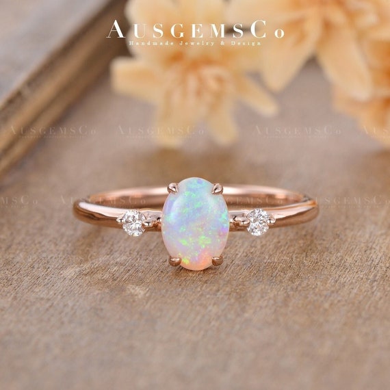 Opal stone wedding ring online