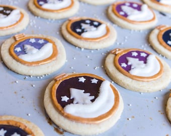Winter Wonderland Decorated Cookies Dairy-Free Gluten-free