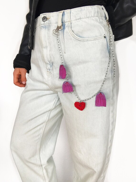 CUORE DI ROSWITHA Jeans Pants Chain 