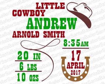 Download Birth Announcement Svg Etsy