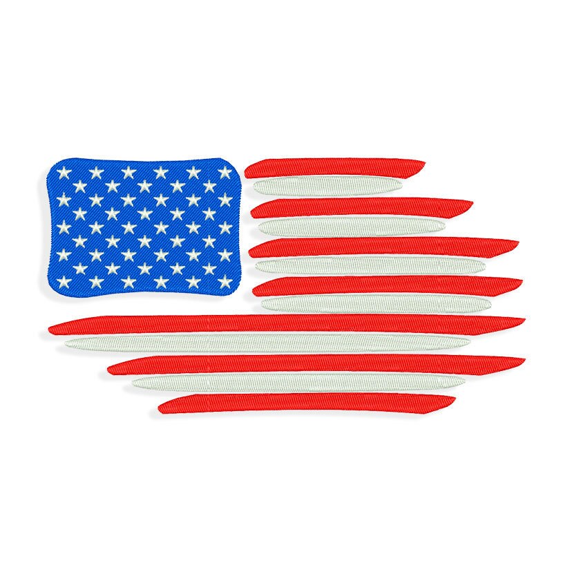 Usa flag embroidery design files for machine embroidery  etsy Usa flag embroidery design files for machine embroidery  etsy
