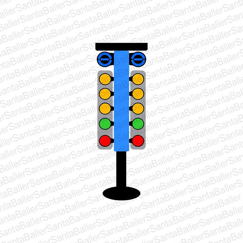 Drag Racing Christmas Tree SVG and PNG Files Etsy UK