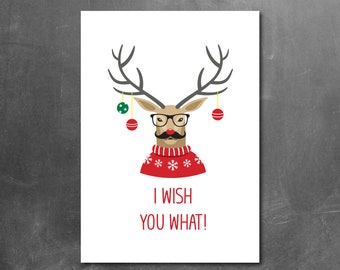 Lustige Weihnachtskarten Etsy