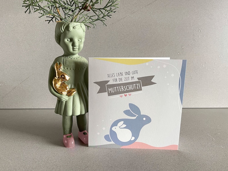 Grußkarte zum Abschied in den Mutterschutz / in die Babypause - Etsy.de