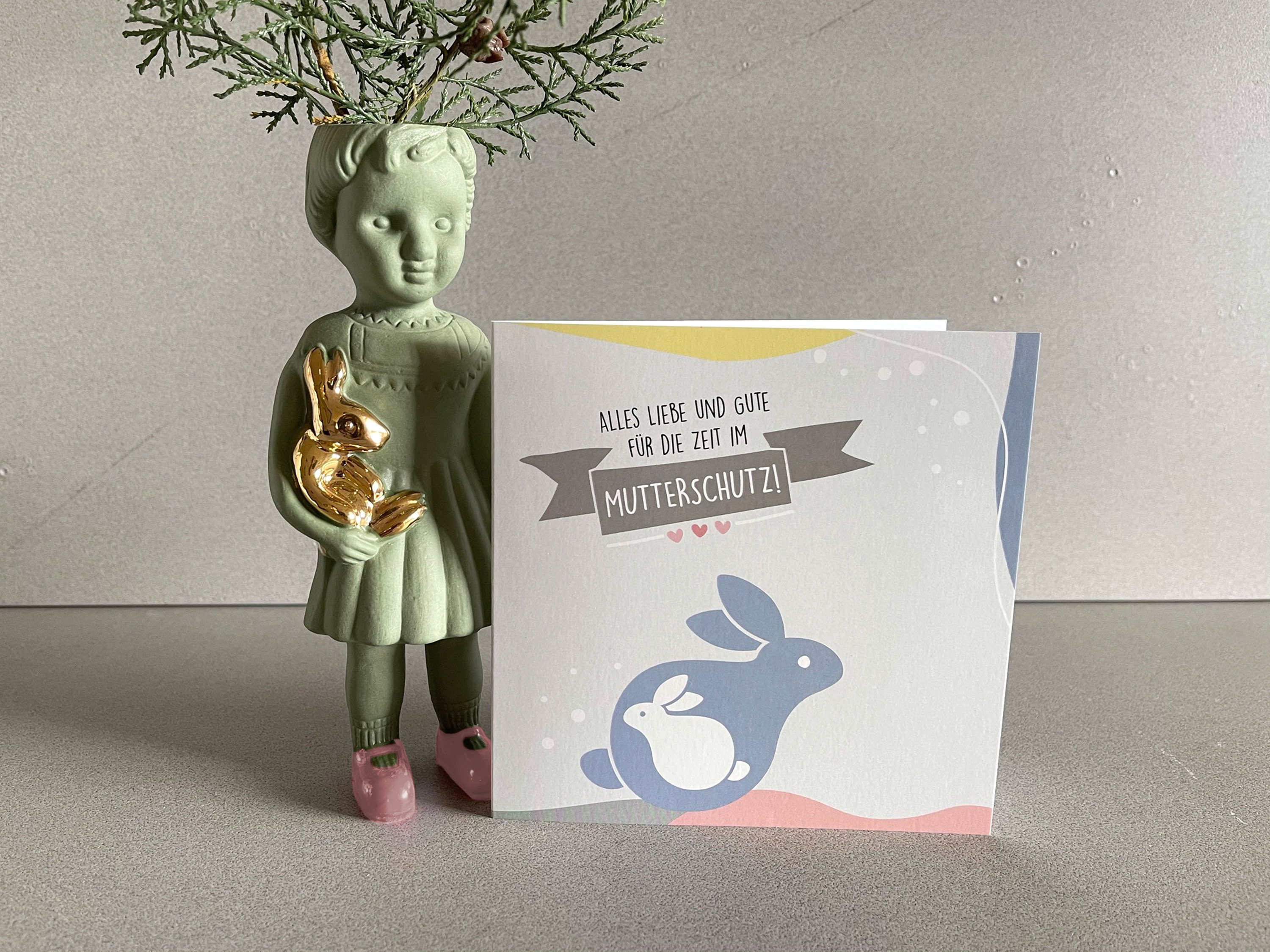 Grußkarte zum Abschied in den Mutterschutz / in die Babypause - Etsy.de