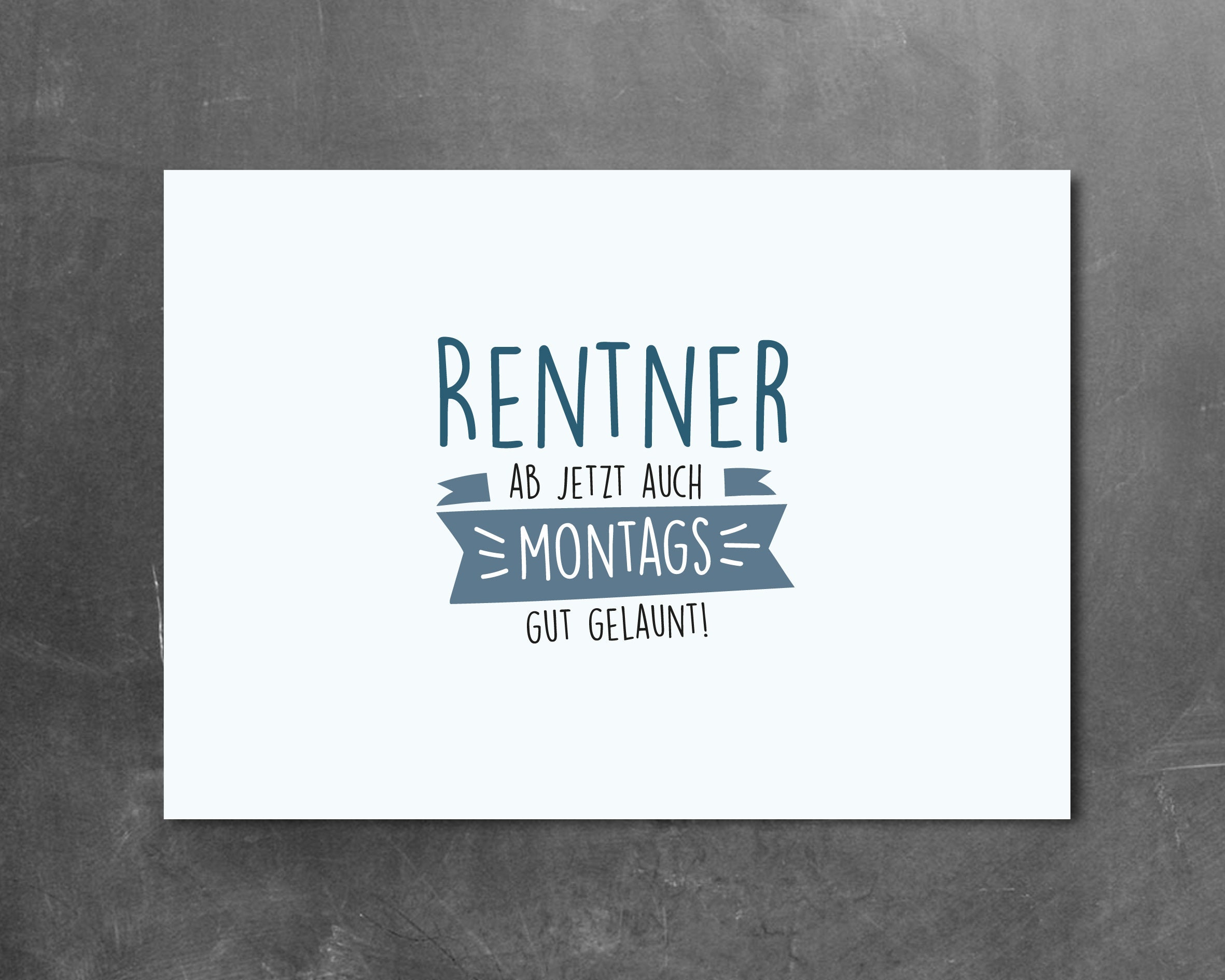 Witzige Postkarte zur Rente RENTNER ab jetzt auch Etsy