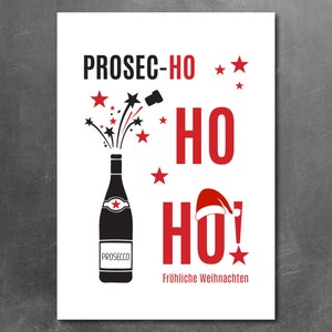 Cartolina di Natale, cartolina Prosecco