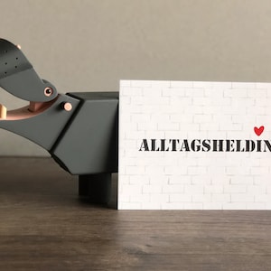 Postkarte "Alltagsheldin" für Freundin, Altenpflegerin, Mütter und sonstige Heldinnen :-)