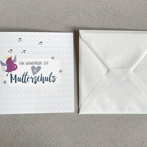Grußkarte zum Abschied in den Mutterschutz / in die Babypause - Etsy.de