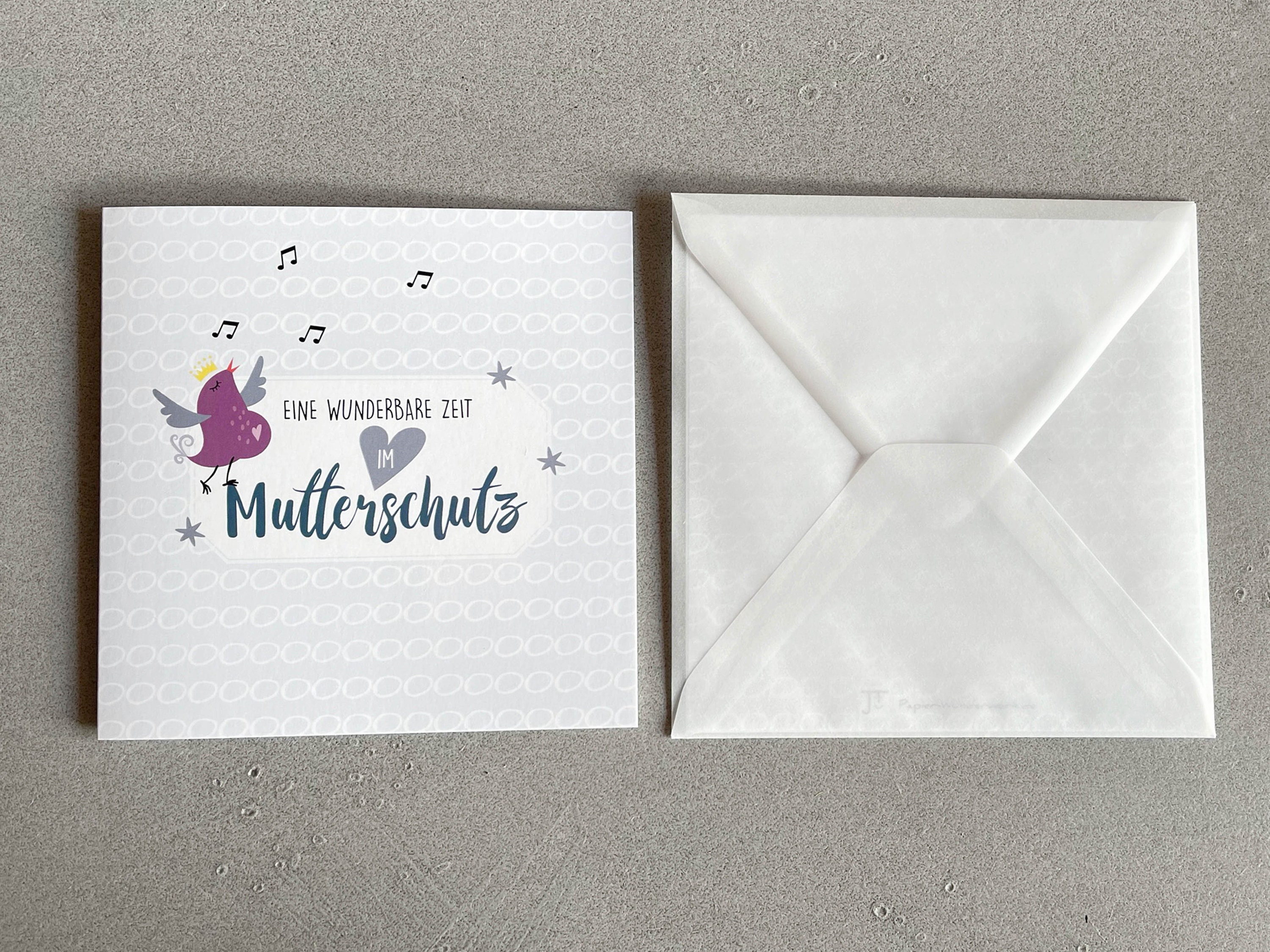 Grußkarte zum Abschied in den Mutterschutz / in die Babypause - Etsy.de