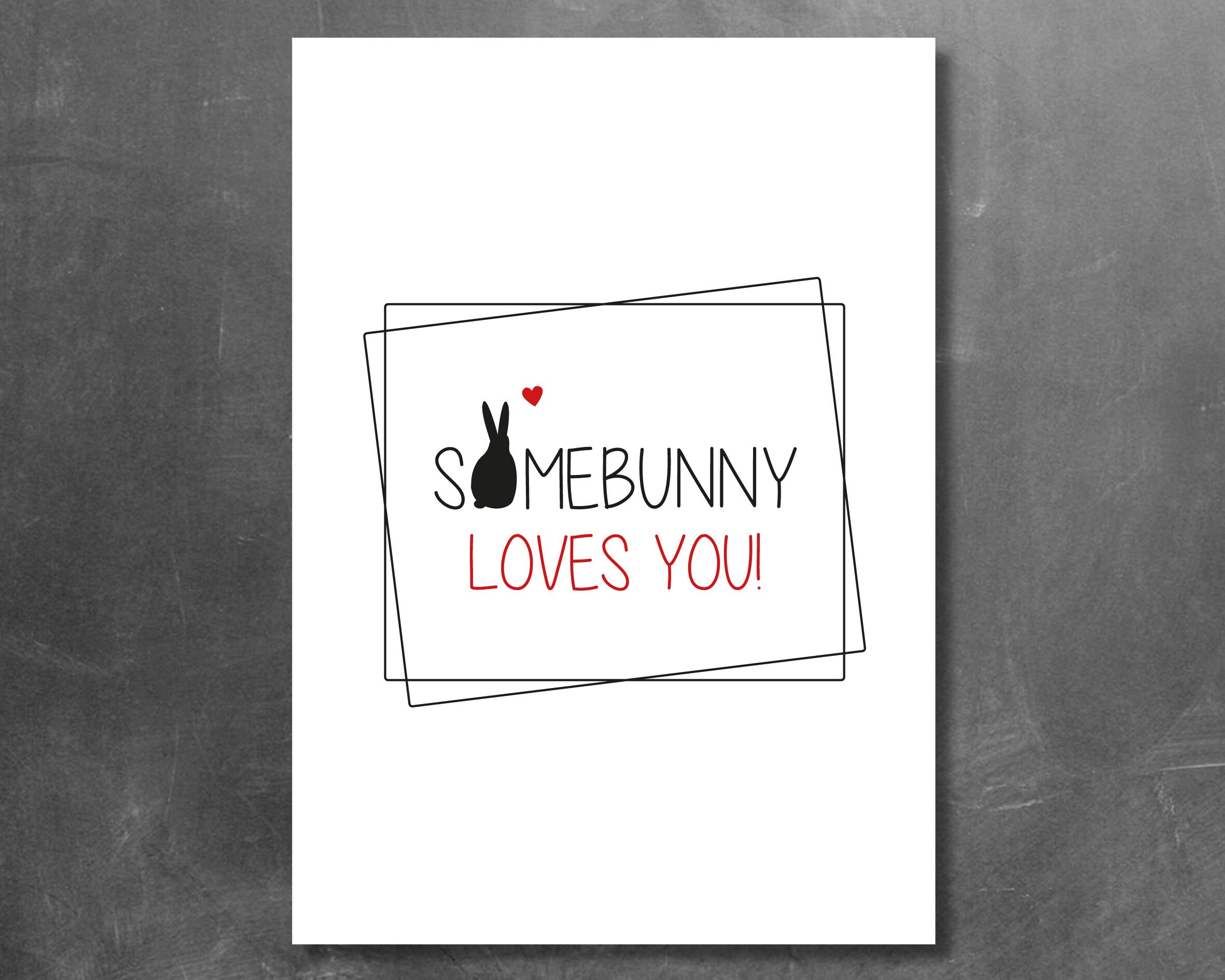 Stamping Bella the Wobbles Somebunny Loves You Brand New cling Stamp 