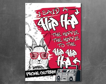 Hip Hop Osterkarte