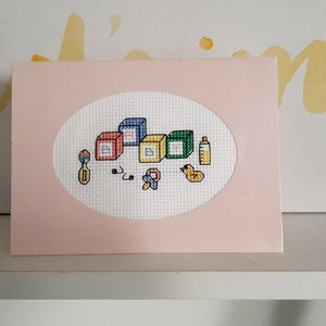 Baby Blocks Greeting Card