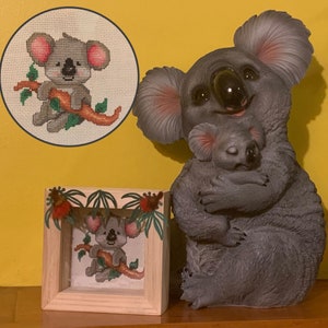 Cross Stitch Chart - Hanging On (koala)