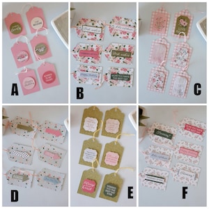 3D Gift Tags - Full Bloom