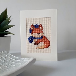 Cross Stitch Chart - winter fox