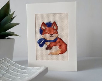 Cross Stitch Chart - winter fox