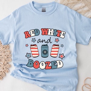 red white and blue shirts