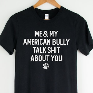 Bulldog shirt, American bully shirt, American bulldog gift for her, bulldog gifts, dog dad shirt, bulldog mom shirt, paw print shirt