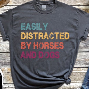 Horse shirt, horse gifts for horse lover, horses and dogs shirt horses shirt cowgirl equestrian gift horse owner equestrian shirt