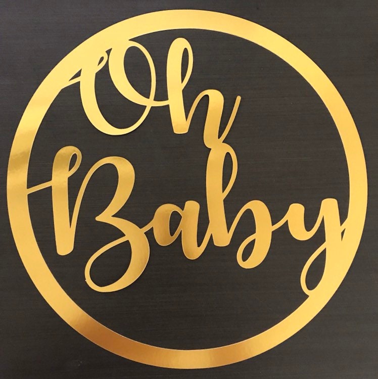 Oh Baby Sign Oh Baby Decor Backdrop Baby Baby Sign Etsy