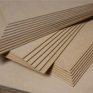 1/8&quot; (3mm) 18&quot; x 24&quot; - 10 Pack - MDF Plywood Sheets | Laser MDF | Epilog | OMTech