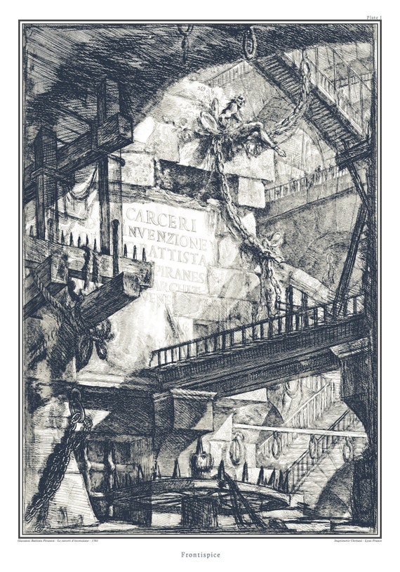 Piranesi Etching Print: Imaginary Prisons, Carceri D'invenzione