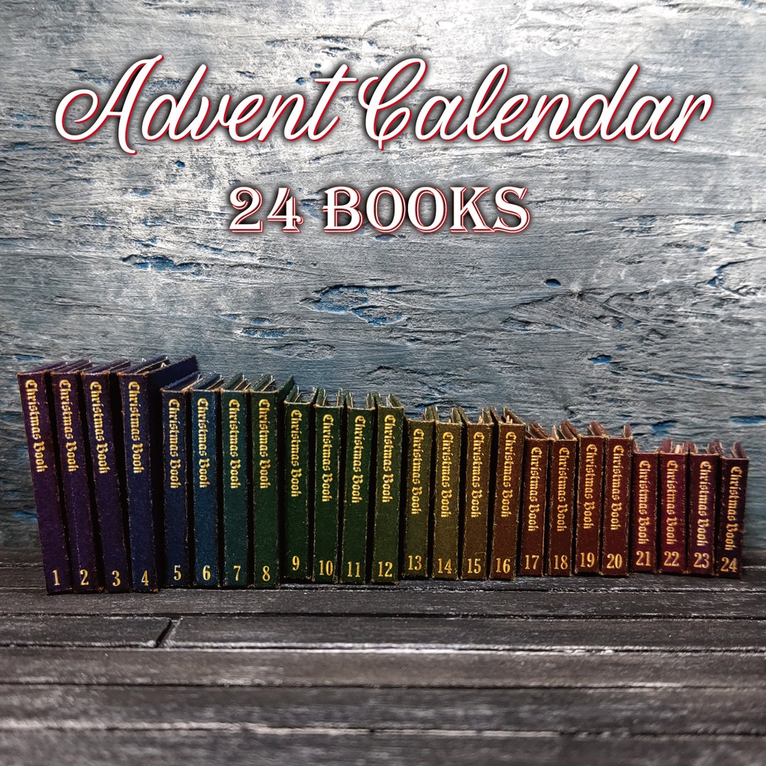Advent Calendar 24 Books kit Etsy