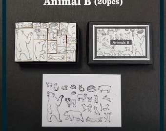 Stamp set [Animal B]