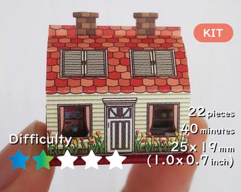 Das Red Roof House mit BOX[Kit] im Maßstab 1:12