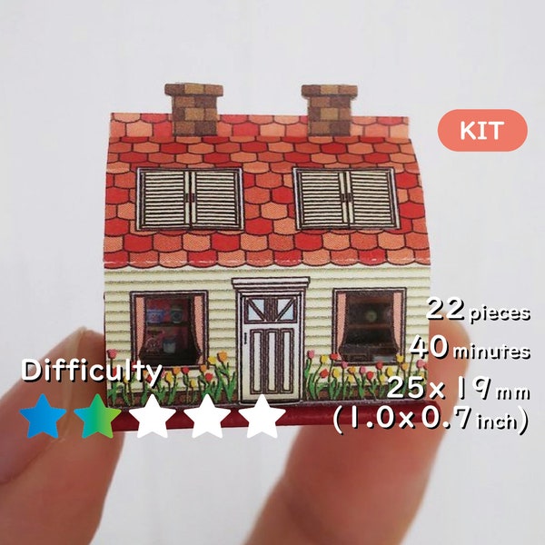 1/12th scale's The Red Roof House with BOX[Kit]