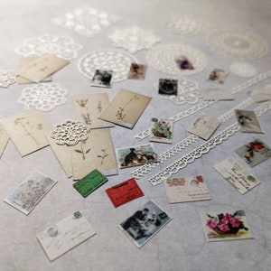 Mini encaje y tarjetas