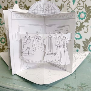 Download [Coloring book type 3]miniature POP-UP book