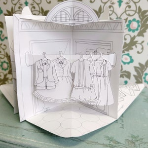 Laden Sie das [Malbuch Typ 3]Miniatur-Pop-up-Buch herunter