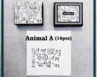 Stamp set [Animal A]
