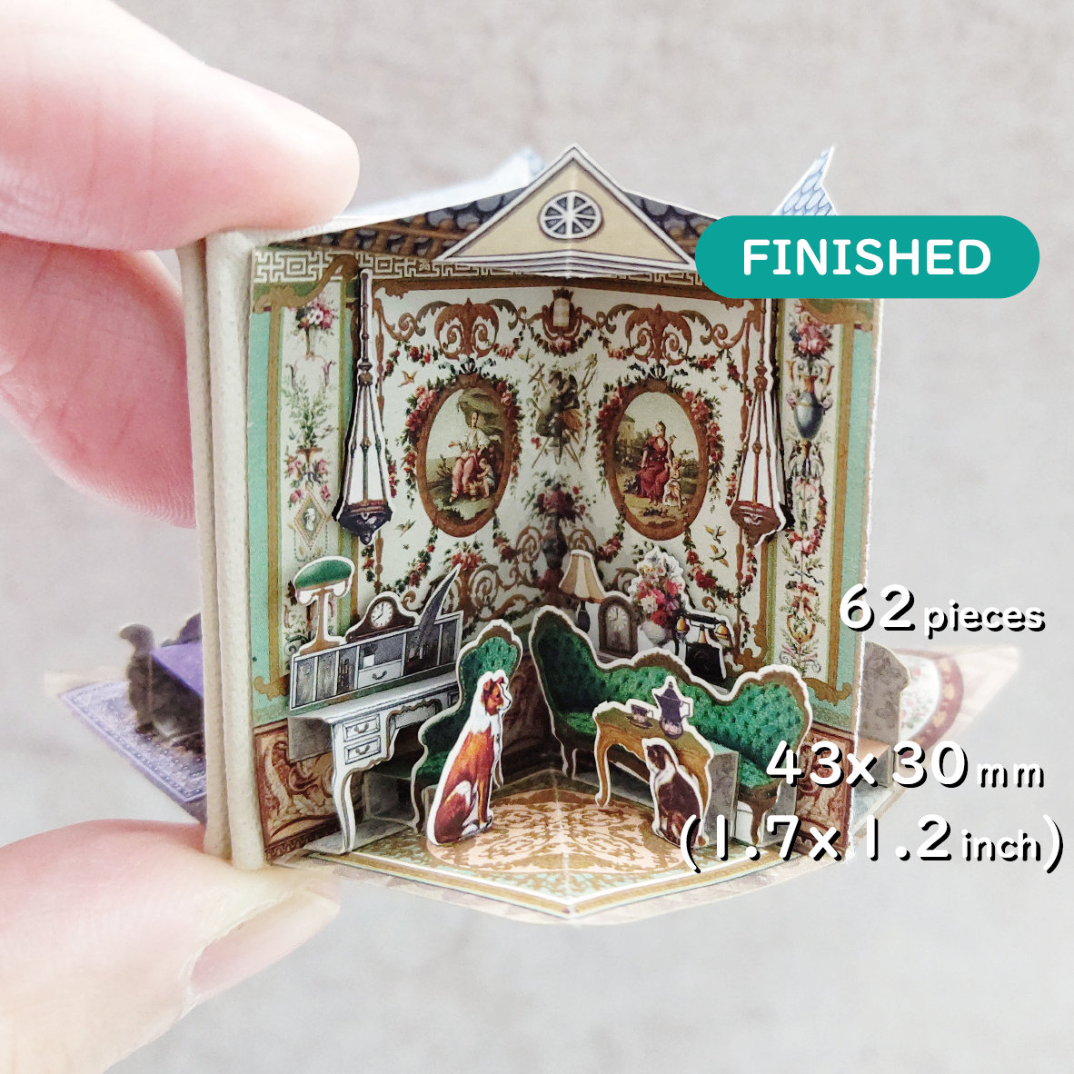 MiniaturePopUpBook - Etsy 日本