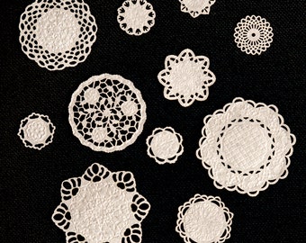 Mini lace paper