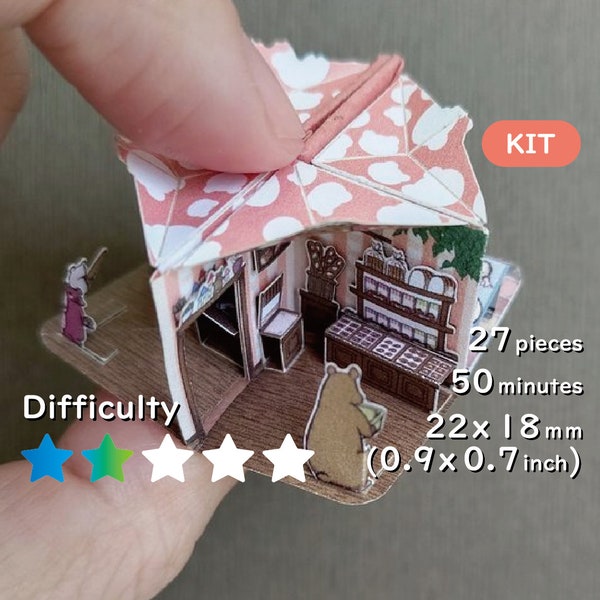 1/12th scale's Kumako Bakery with BOX[Kit]