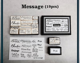 Stamp set [Message]