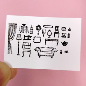 Stamp set Furniture image 2