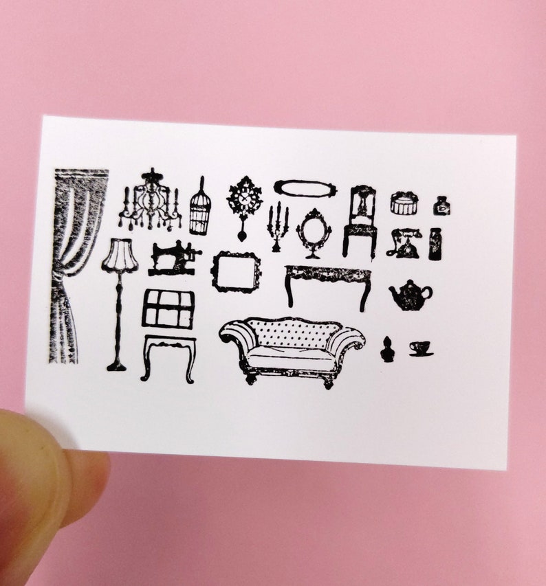 Stamp set Furniture image 2