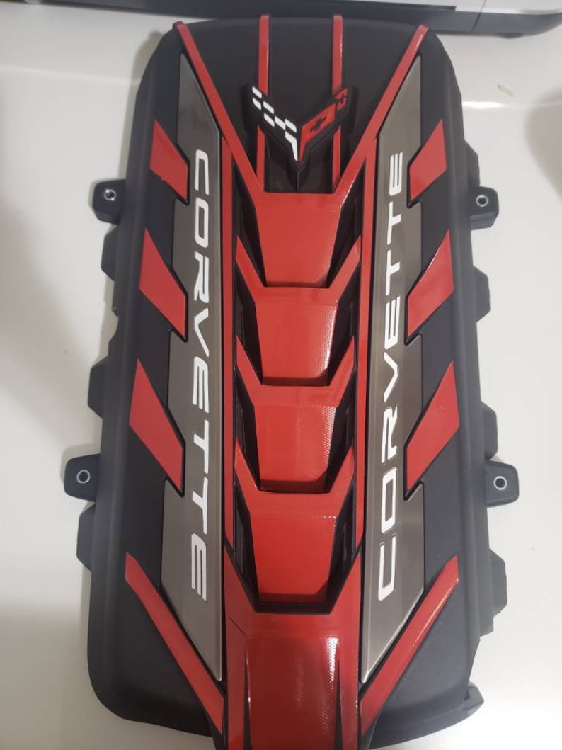 C8 Corvette Engine Cover Decals Package stickers Only Etsy