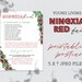 Ningxia Red Facts Printable 5x7 Postcard, Digital Instant Download, Business Resource, Young ...