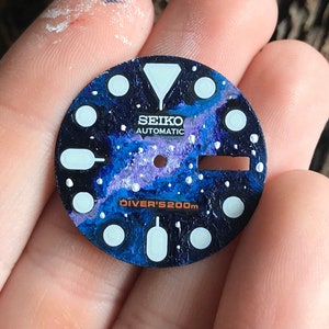 Handpainted Galaxy Seiko SKX007 Dial Custom Watch Dials - Etsy