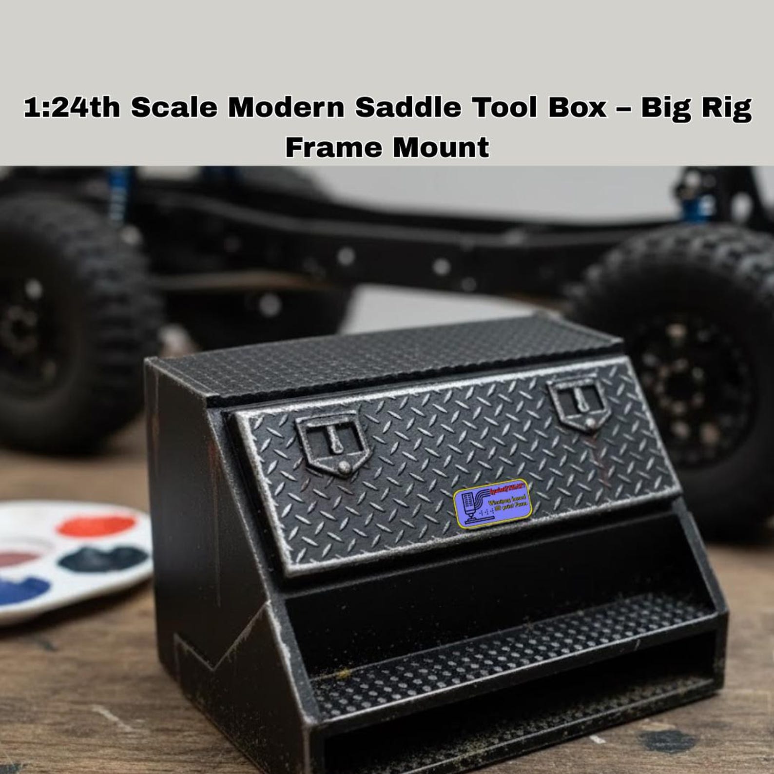 1:24th Scale Modern Saddle Toolbox – Big Rig Frame Mount Accessory - Etsy