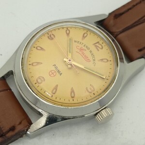 Vintage West end watch co sowar prima Swiss boy beige dial watch a411513 zdjęcie 6