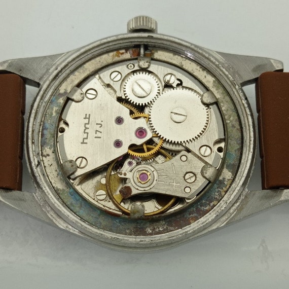 Genuine Vintage Hmt janata winding indian mens me… - image 9