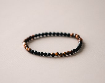 Tigers Eye - Strength & Courage Dainty Faceted Crystal Bracelet